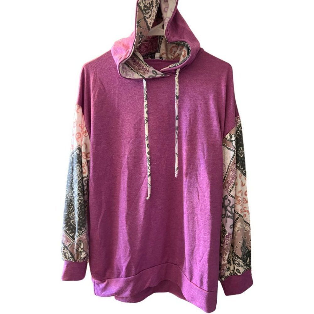 White Birch Mixed Purple Hoodie